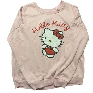 Hello Kitty Light Pink Crewneck Size Medium